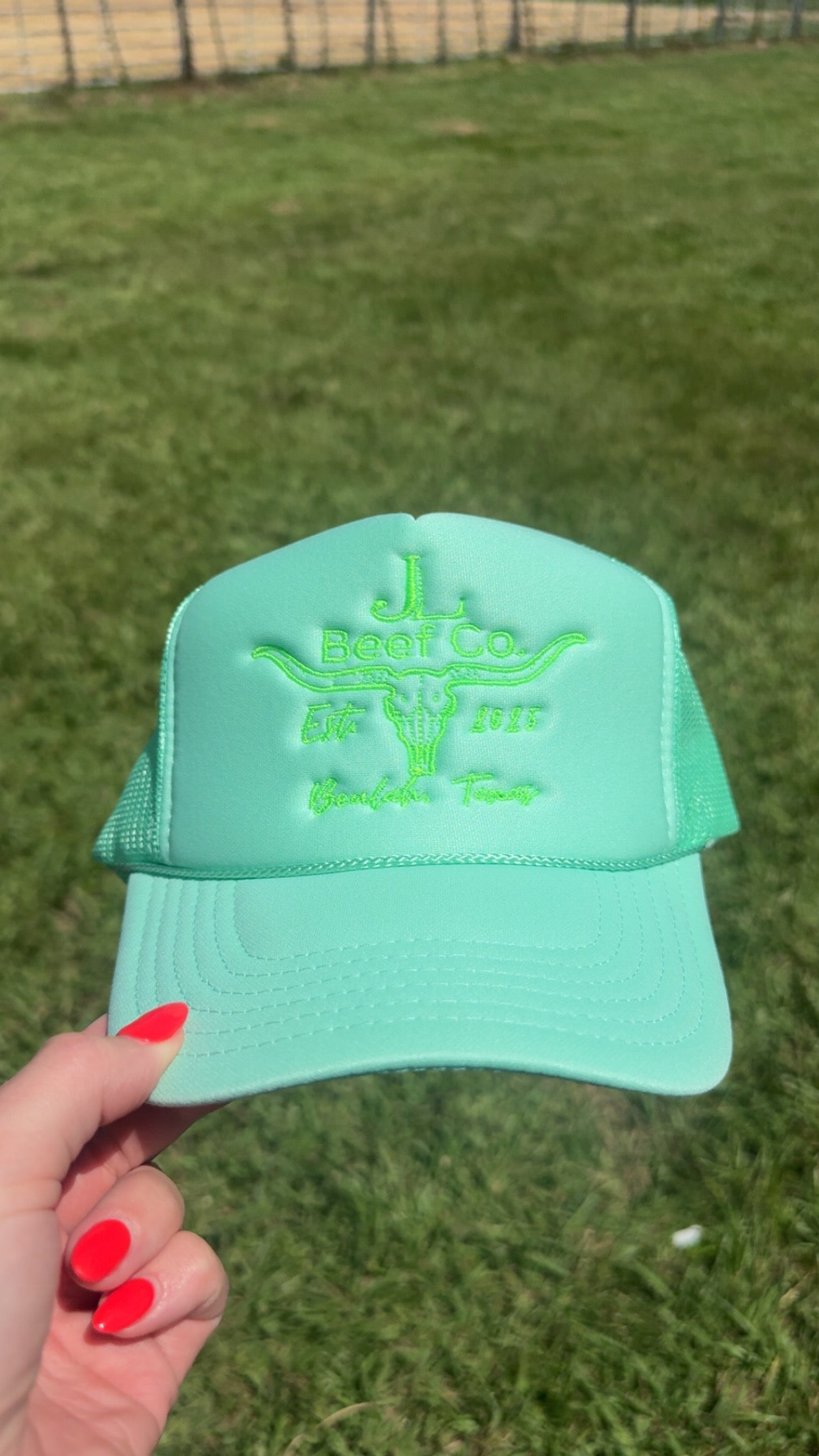 Women’s Embroidered Trucker Cap