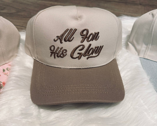 All For His Glory Cap