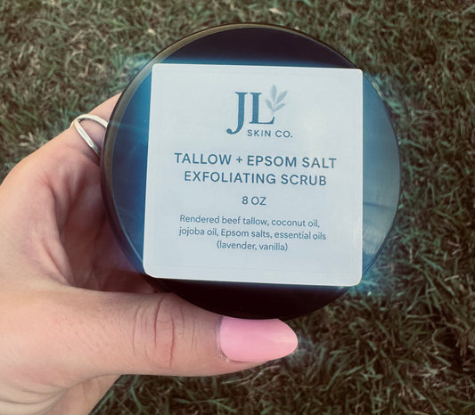 Tallow + Epsom Salt Exfoliating Scrub